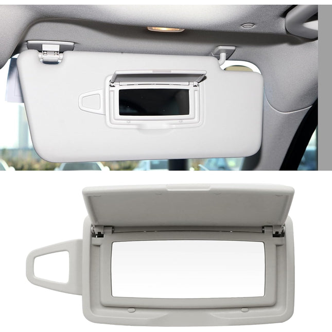 Sun Visor Vanity Mirror Cover Gray