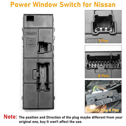 Nissan Sentra Window Switch