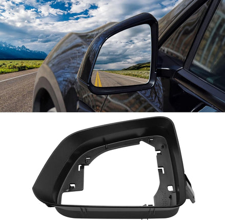 Jaronx Compatible with Tesla Model Y Side Mirror Cover Housing 2018 2019 2020 2021 2022 2023, Left Driver Side Rearview Mirror Frame, Door Wing Mirror Frame Cover for Tesla Model Y Accessories