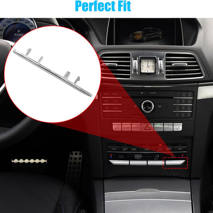 Jaronx Compatible with Mercedes Benz AC Button Trim E Class W212, Climate Control Button Chrome Trim Air Conditioning Button Trim for E Class W212 E63 AMG E250 E350 E400 E550 2010-2017 (Polished)