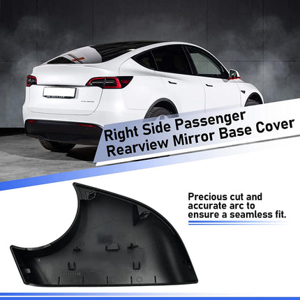 Jaronx Compatible with Tesla Model Y Mirror Bottom Cover 2018-2021, Right Passenger Rearview Mirror Lower Base Cover, Side Mirror Base Cover Replacement for Tesla Model Y Wing Mirror Repair(Right)