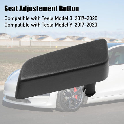 Jaronx Compatible with Tesla Model 3/Y Seat Adjuster Button 2017 2018 2019 2020, Passenger Side Seat Back Forward Button Cover for Tesla Model 3 Model Y, Seat Adjustement Switch Button 1098843-00-E