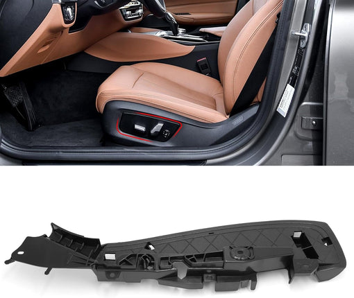 For BMW Front Seat Track Rail Cover 5' F07 F10 F11 G30 G31/6' G32/7' F01 F02 F03 G11 G12/X5 F15/X6 F16 F86, 52107317459 (Left)|Jaronx