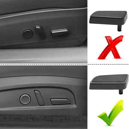 Jaronx Compatible with Tesla Model 3/Y Seat Adjuster Button 2021 2022 2023, Right Side Seat Back Froward Button Cover for Model 3 Model Y Seat Adjustement Button 1098843-01-E, Power Seat Switch Button