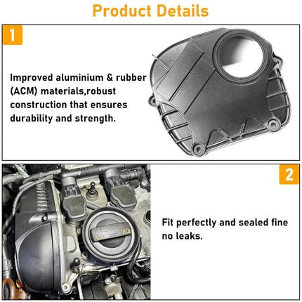 VW Passat Aluminum Engine Timing Cover W/Gasket| Jaronx