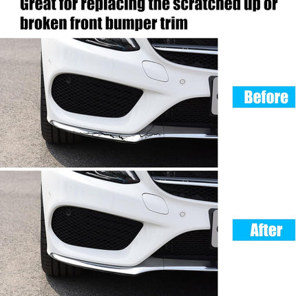 For Mercedes-Benz W205 Front Bumper Trim Molding 2015-2018, Right Front Bumper Lower Chrome Trim Replacement A2058851474 for Mercedes W205 C300 C400 C350 C63 AMG-LINE Sport Model