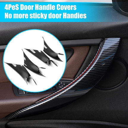 BMW Carbon Fiber Pattern Door Handle Covers,4PCS|Jaronx