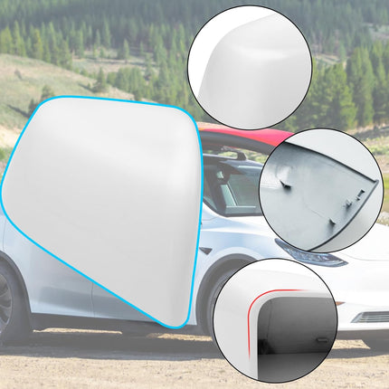 Jaronx Compatible with Tesla Model Y Side Mirror Cover Replacement 2020 2021 2022 2023, Right Passenger Side Pearl White Rearview Mirror Cover, Door Wing Mirror Cover Cap for Tesla Model Y Accessories