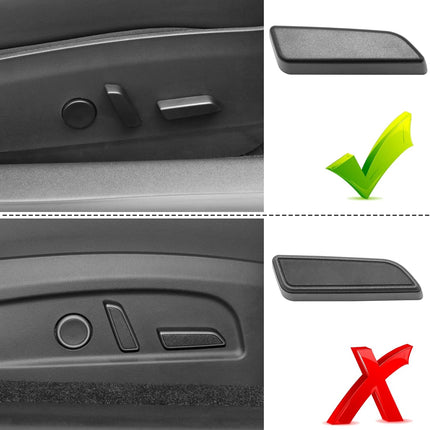 Jaronx Compatible with Tesla Model 3/Y Seat Adjuster Button 2017 2018 2019 2020, Passenger Side Seat Cushion Forward Button Cover for Tesla Model 3 Model Y, Seat Adjustement Switch Button 1098842-00-D