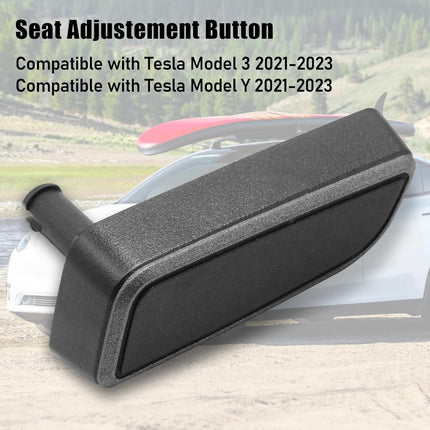 Jaronx Compatible with Tesla Model 3/Y Seat Adjuster Button 2021 2022 2023, Right Side Seat Back Froward Button Cover for Model 3 Model Y Seat Adjustement Button 1098843-01-E, Power Seat Switch Button