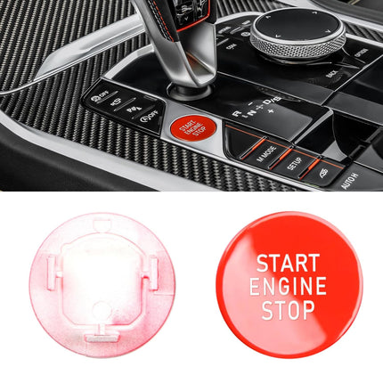 Sports Red Start Stop Button For BMW 1 2 3 8 X5 X6 X7 Z4 | Jaronx