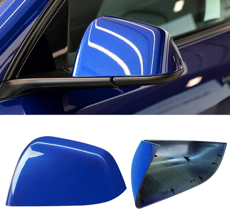 For Tesla Model Y Side Mirror Cover Left Driver Side Replacement | Blue | Jaronx