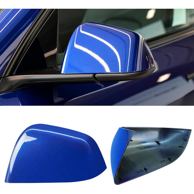 For Tesla Model Y Side Mirror Cover Left Driver Side Replacement | Blue | Jaronx