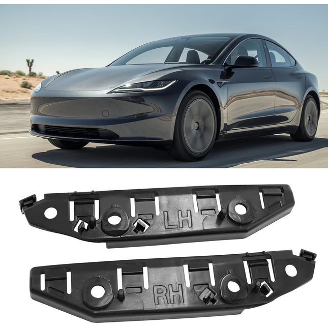 For Tesla Model 3 Front Bumper Bracket 1084181-00-E 1084182-00-E, Left & Right Front Fender Retainers Bracket Holder | Jaronx