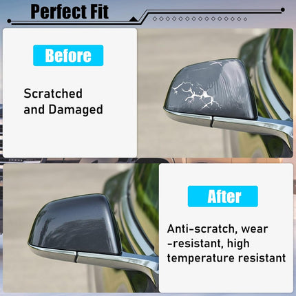 Tesla Model 3 (2017-2024) Right Grey Side Mirror Cap Replacement| Jaronx