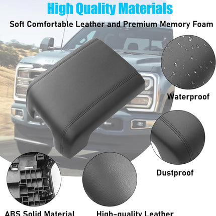 Jaronx Compatible with Ford F250 F350 F450 F550 Center Console Lid Replacement 2011 2012 2013 2014 2015 2016, Center Console Armrest Lid Cover Compatible with F250 F350 F450 F550 BC3Z2806024AA