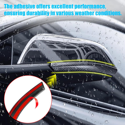 Tesla Model 3 Side Mirror Trim Strips (2018-2024) | Anti-Collision Protector | Jaronx