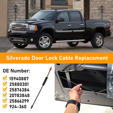 Chevy Silverado Door Latch Cable 16.5
