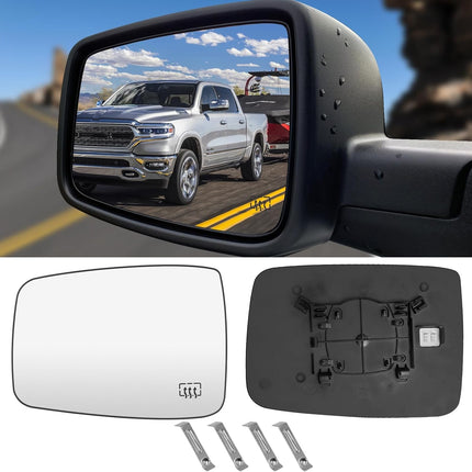 Dodge Ram Mirror Glass 2009