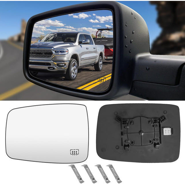 Dodge Ram Mirror Glass 2009