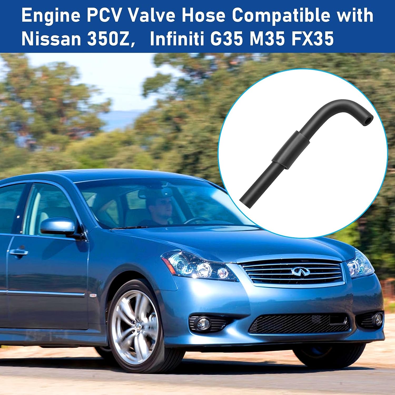 Engine PCV Valve Hose For Nissan 350Z Infiniti G35 M35 FX35 | Jaronx