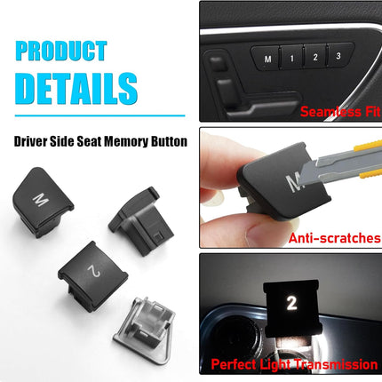 Seat Memory Button Replacement For Mercedes Benz C E ML CLA GLK GL CLS GLA GLE GLS (Left) | Jaronx