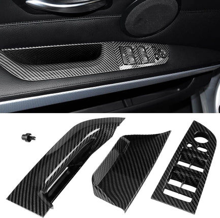 For BMW E90/E91 Driver Side Door Handle Cover - Carbon Fiber Pattern | 2004-2007 | Jaronx