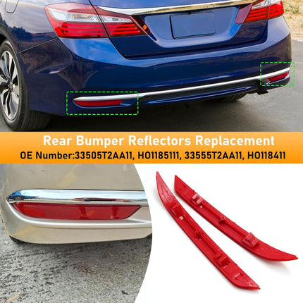 Honda Accord 2016-2017 Rear Bumper Reflectors| Jaronx