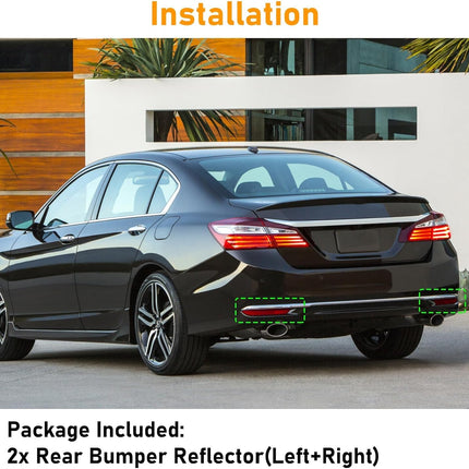 Honda Accord 2016-2017 Rear Bumper Reflectors| Jaronx