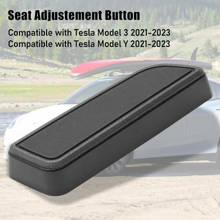 Jaronx Compatible with Tesla Model 3/Y Seat Adjustement Button 2021 2022 2023,Right Side Seat Cushion Forward Button Cover for Model 3 Model Y Seat Adjust Button 1098842-01-D,Power Seat Switch Button