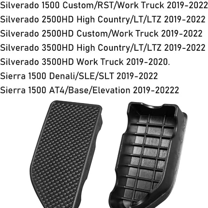 2019-2023 GMC Stake Pocket Covers and Chevy Bed Rail Stake Pocket Covers,Stake Pocket Hole Plug Covers for Sierra 1500 and Silverado 1500 2500HD 3500HD (Set of 2)| Jaronx