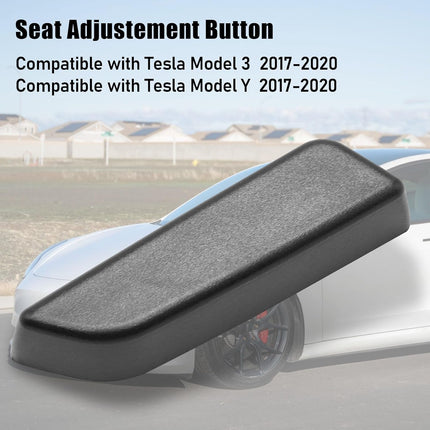 Jaronx Compatible with Tesla Model 3/Y Seat Adjuster Button 2017 2018 2019 2020, Passenger Side Seat Cushion Forward Button Cover for Tesla Model 3 Model Y, Seat Adjustement Switch Button 1098842-00-D