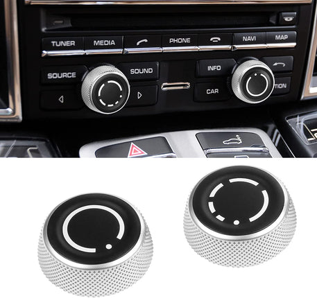 For Porsche Cayenne Boxster 911 Cayman Panamera Radio Knob Button | Jaronx
