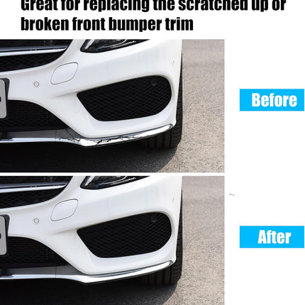 For Mercedes-Benz W205 Front Bumper Trim Molding 2015-2018,Left Side Front Bumper Lower Chrome Trim Replacement A2058851374 for Mercedes W205 C300 C400 C350 C63 AMG-LINE Sport Model