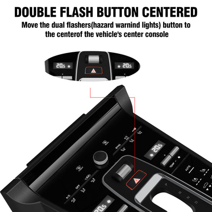 Porsche Cayenne (2010-2017) 92A Center Console Upgrade, Full Touch Screen AC Climate Control Panel & Saddle | Jaronx