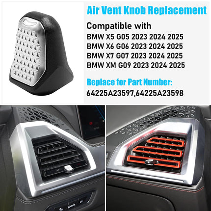 BMW X5 G05/X6 G06/X7 G07/XM AC Vent Knob Replacement (2023-2025) | Jaronx