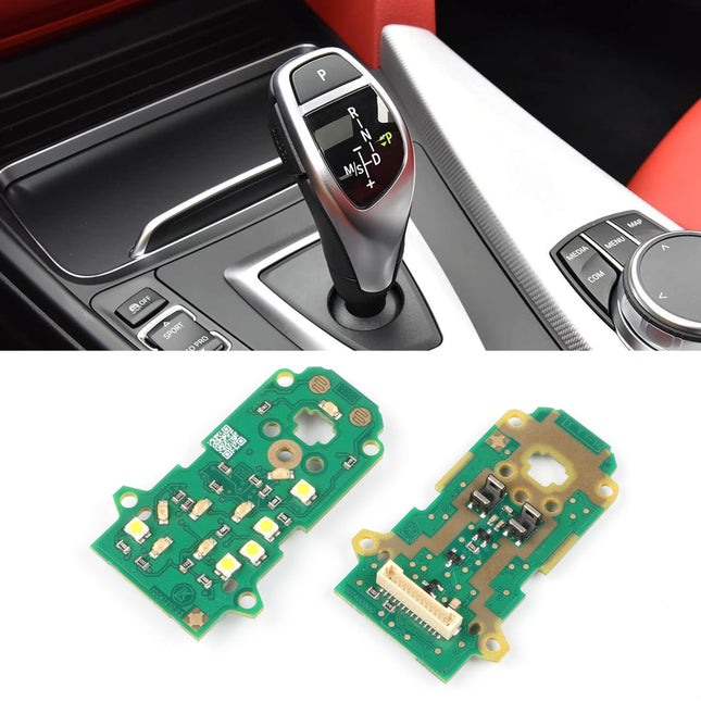 Sport LED Gear Shift Circuit Board For BMW F30 F34 F36 F10 F06 F01 F25 F26 F15 F16 – Red/Blue Chip| Jaronx
