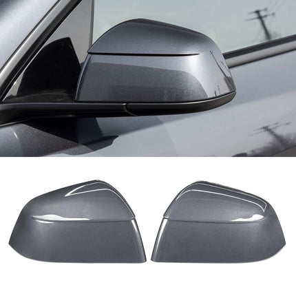 For Tesla Model Y Juniper Mirror Cover Replacement 2020-2026, Left Driver Right Passenger Side Clip-on Rear View Mirror Cover Cap for Tesla Model Y Juniper Accessories(Stealth Gray)| Jaronx