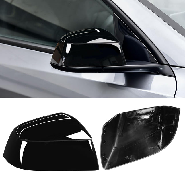 Tesla Model Y Juniper 2025 Mirror Cap Right | Solid Black Clip-On #1963539-D4-B – Jaronx