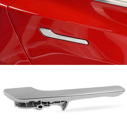 For Tesla Door Handle Replacement for Model 3 2017-2021, Right Front Passenger Side/Right Rear Chrome Exterior Door Handle Replacement for Tesla Model 3 1081832-00-H| Jaronx