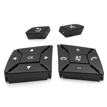 For Mercedes Benz Steering Wheel Buttons Replacement ML GL G W166,ML W166 2012-2015/GL W166 2013-2015/G W463 2013-2018 Steering Wheel Button Cover Replacement for Mercedes Benz (Black)| Jaronx