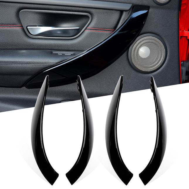 For BMW F30/F31/F36 4PCS Door Handle Cover 2013-18 Gloss Black| Jaronx