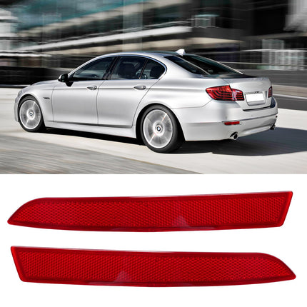BMW 5-Series F10 LCI Rear Reflector Pair 2014-2016 | 63147318555 56 | Jaronx