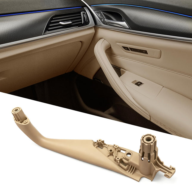 For BMW 5 Series G30/G31/F90 Front Right Door Pull Handle Beige 2017-2022,Replacement 51417438522|Jaronx