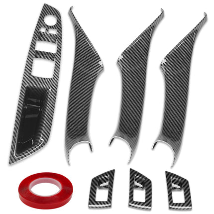 BMW 5 Series F10/F11 Door Handle Covers (2010-2016),7PCS Carbon Fiber Pattern|Jaronx