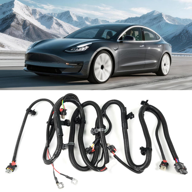 For Tesla Model 3 Front Bumper Parking Wiring Harness 2017-2020, Front Bumper Park Sensor Wiring Harness Replacement for Tesla Model 3, Replace for 106795801G 1067958-01-G| Jaronx