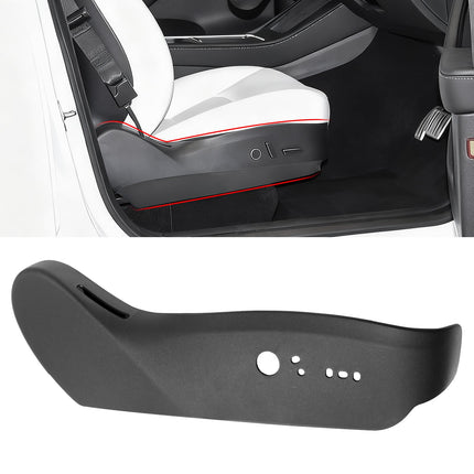 For Tesla Seat Control Panel Trim Model 3/Y 2017-2023 1098348-00-F | Right Front Passenger Seat Outer Side Cover Trim Panel Shield Replacement for Tesla Model 3/Y Accessories| Jaronx