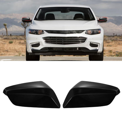 Chevy Malibu (2017-2021) 9th Gen Side Mirror Cover, Glossy Black, 1 Pair | Jaronx