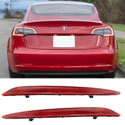 Tesla Model 3 Rear Bumper Reflector 2017