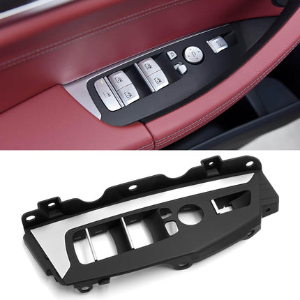 For BMW Window Switch Panel Cover Replacement X3 G01/X4 G02 | Front Left Driver Side Door Window Control Bezel Cover X3 G01 2017-2024/X4 G02 2019-2025 51417473181| Jaronx